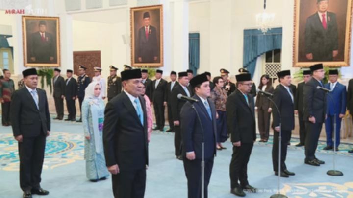 Prabowo Lantik Erick Thohir: Nahkoda Baru Kementerian Pemuda dan Olahraga