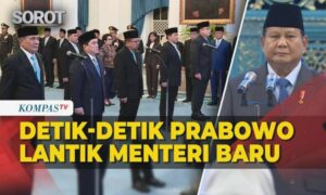 Prabowo Lantik Menteri Kabinet Baru: Menko Polkam dan Menpora Resmi Bertugas