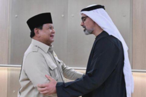 Prabowo Temui MBZ, Bahas Eskalasi Geopolitik Timur Tengah