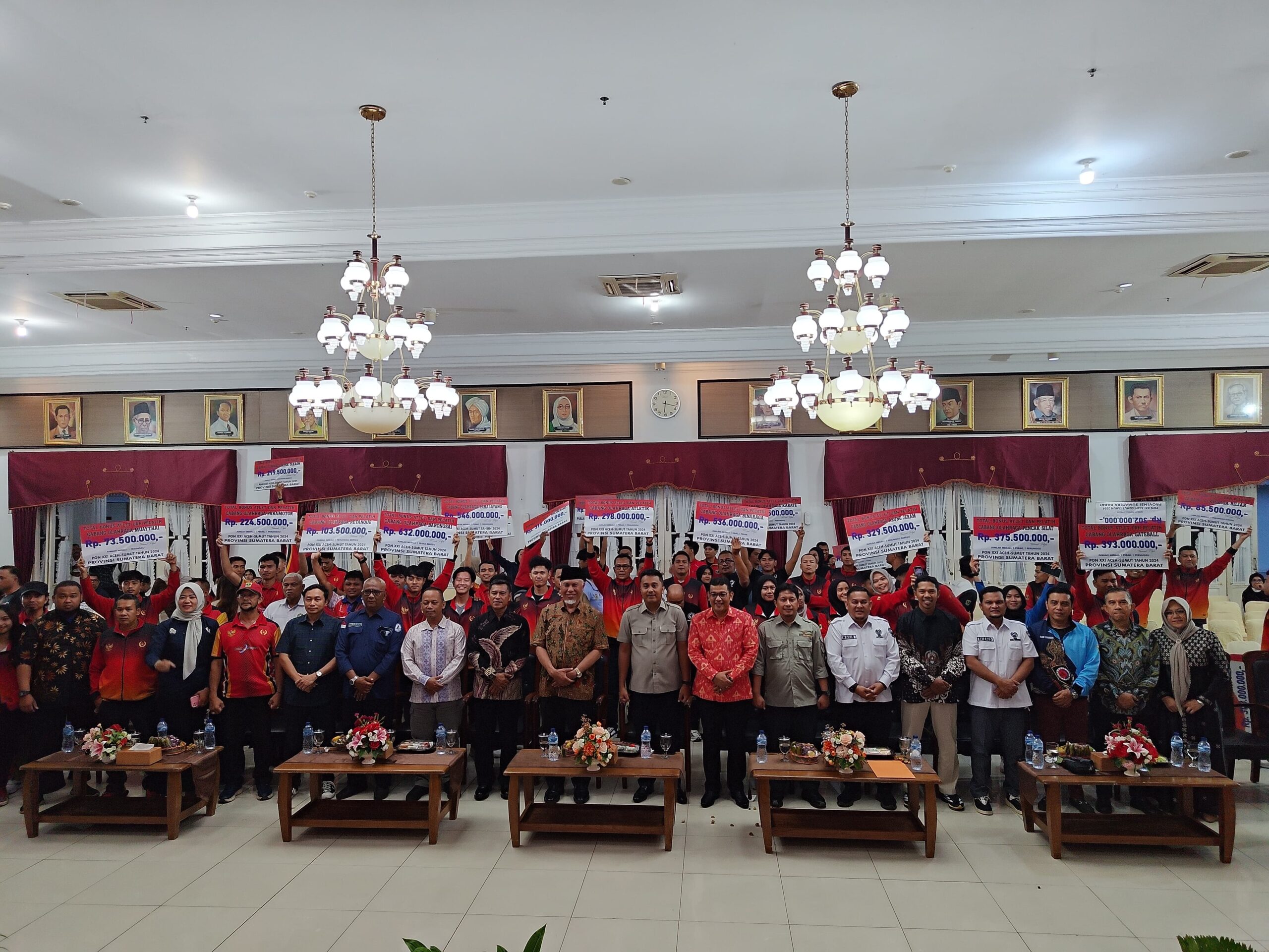 Pemprov Apresiasi Atlet, Salurkan Bonus Rp9 Miliar
