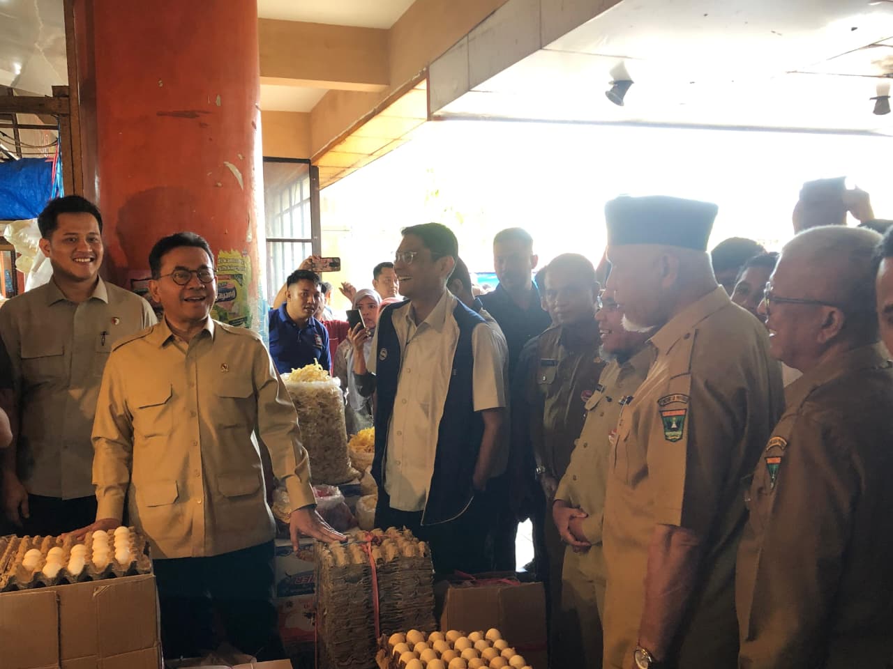 Mendag Pantau Harga Pangan, Gubernur Jamin Ketersediaan Stok