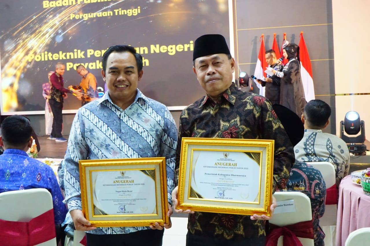 Dharmasraya Raih Informatif, Keterbukaan Informasi Publik Semakin Menguat