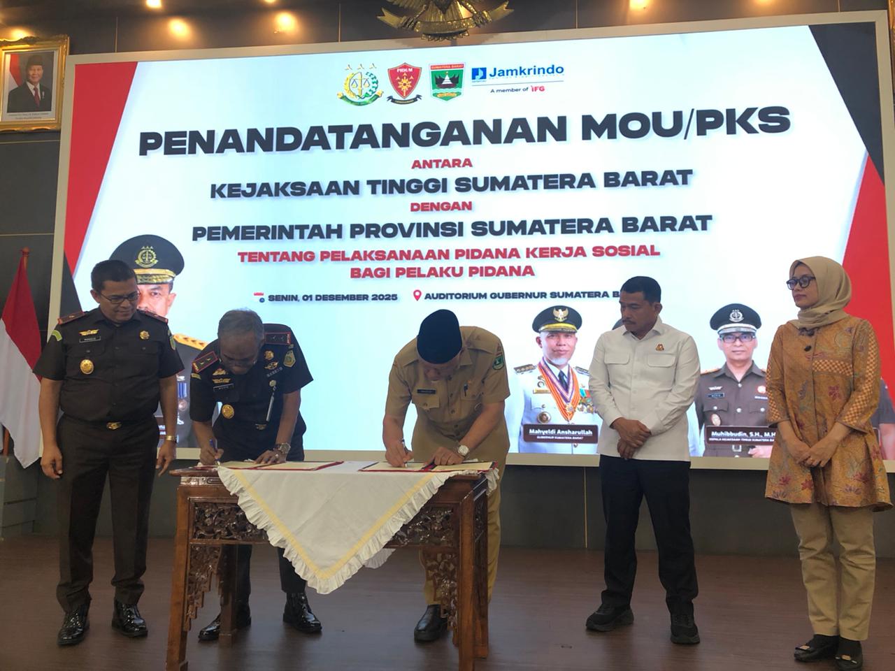 Sumbar dan Kejati Kolaborasi, Pidana Kerja Sosial Bergulir
