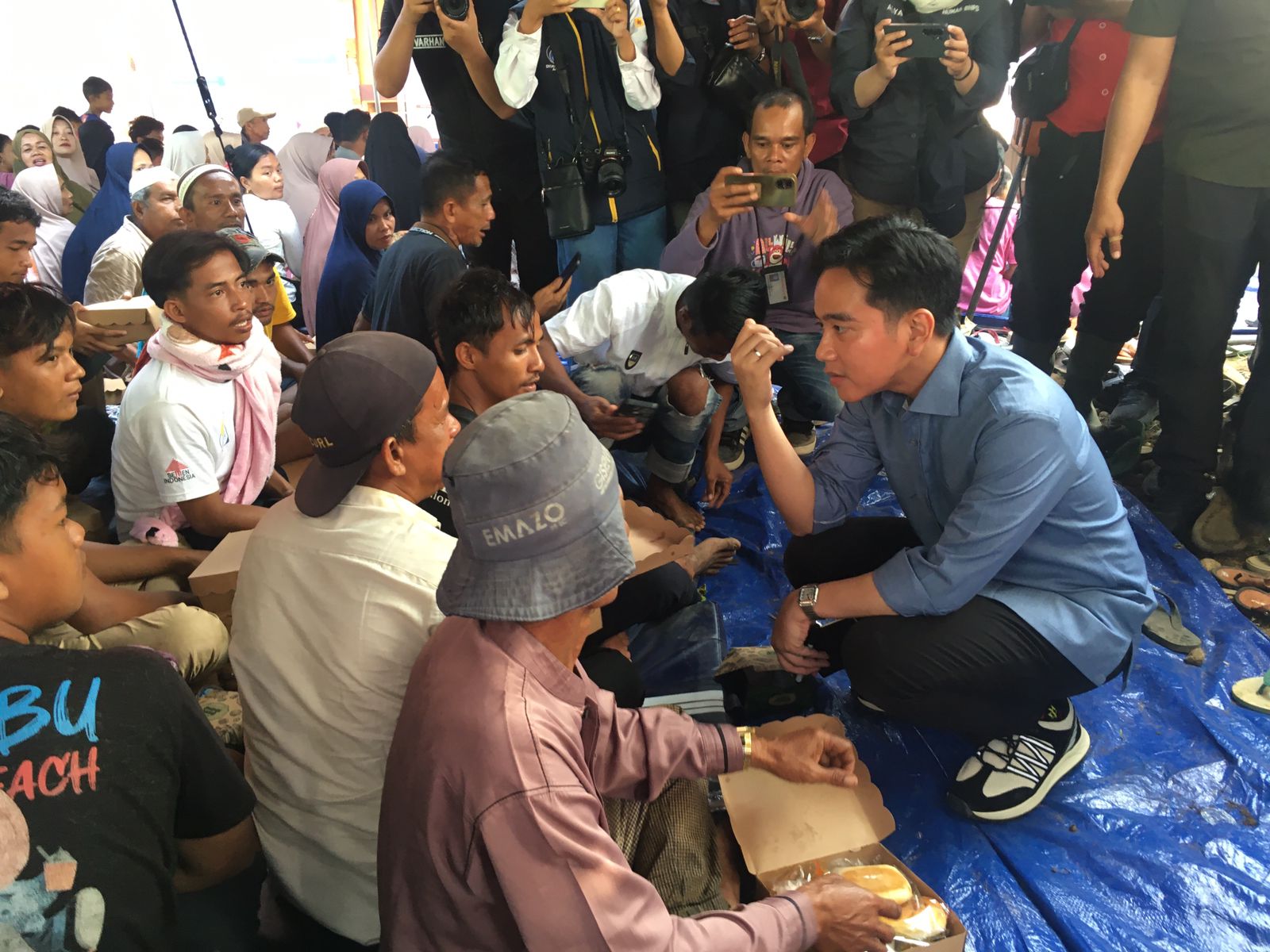 Wapres Gibran Respons Cepat Keluhan Air Bersih Pengungsi