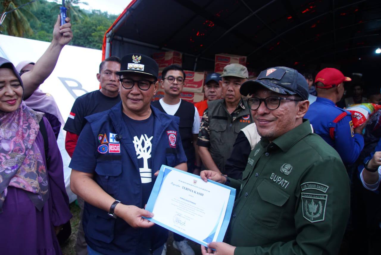 Bukittinggi Ulurkan Bantuan, Tanah Datar Bangkit Atasi Dampak Bencana