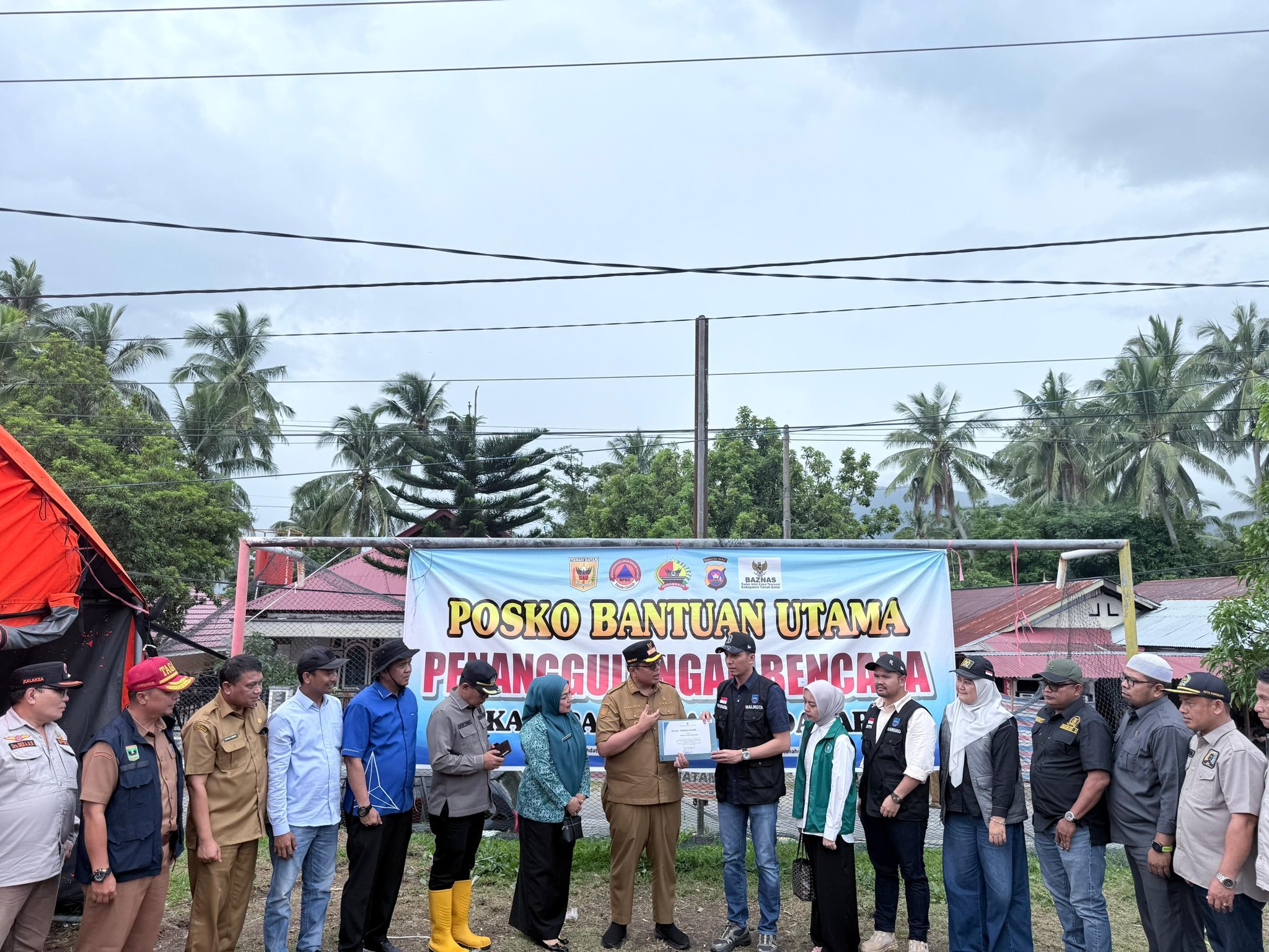 Sawahlunto Ulurkan Bantuan, Tanah Datar Bangkit dari Bencana
