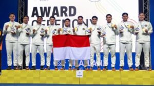 Indonesia Rebut Emas Bulu Tangkis, Malaysia Takluk Telak