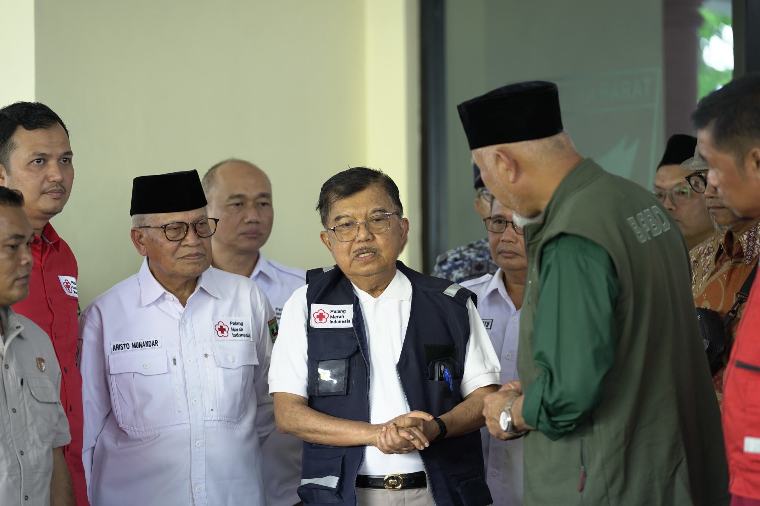 JK Tinjau Bencana Sumbar, Gubernur Mahyeldi Sambut Langsung