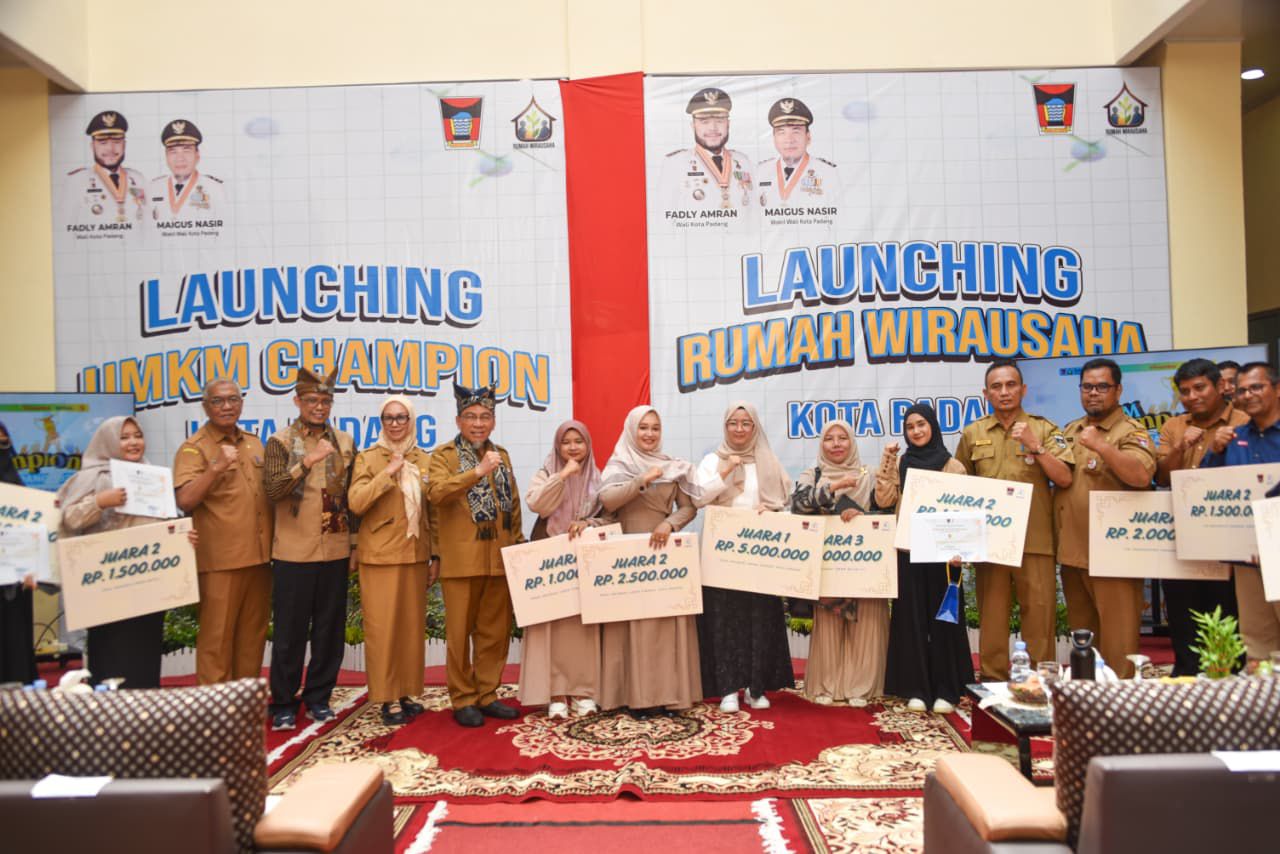 Padang Pacu UMKM, Resmikan Champion dan Rumah Wirausaha