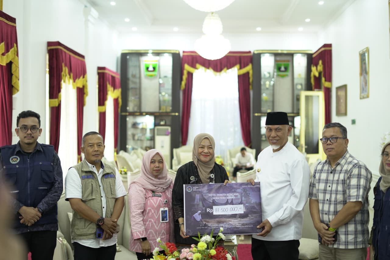 BGN Salurkan Bantuan Gizi, Gubernur Sumbar Apresiasi Cepat Tanggap