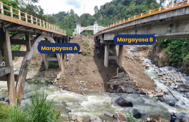 Margayasa Pulih, Jembatan Kembar Padang Panjang Tetap Berfungsi