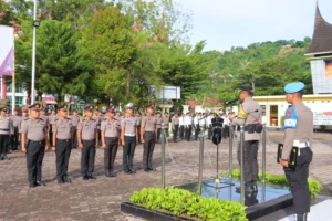 Pesisir Selatan Naikkan Pangkat Puluhan Polisi Akhir Tahun