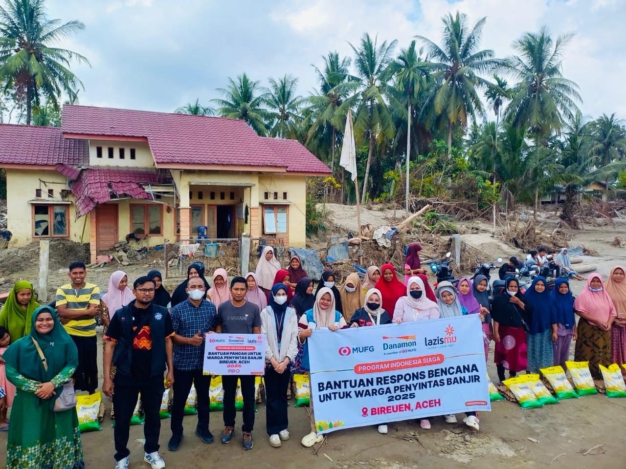 MUFG Danamon Jangkau Korban Bencana, Salurkan Bantuan di Sumatera