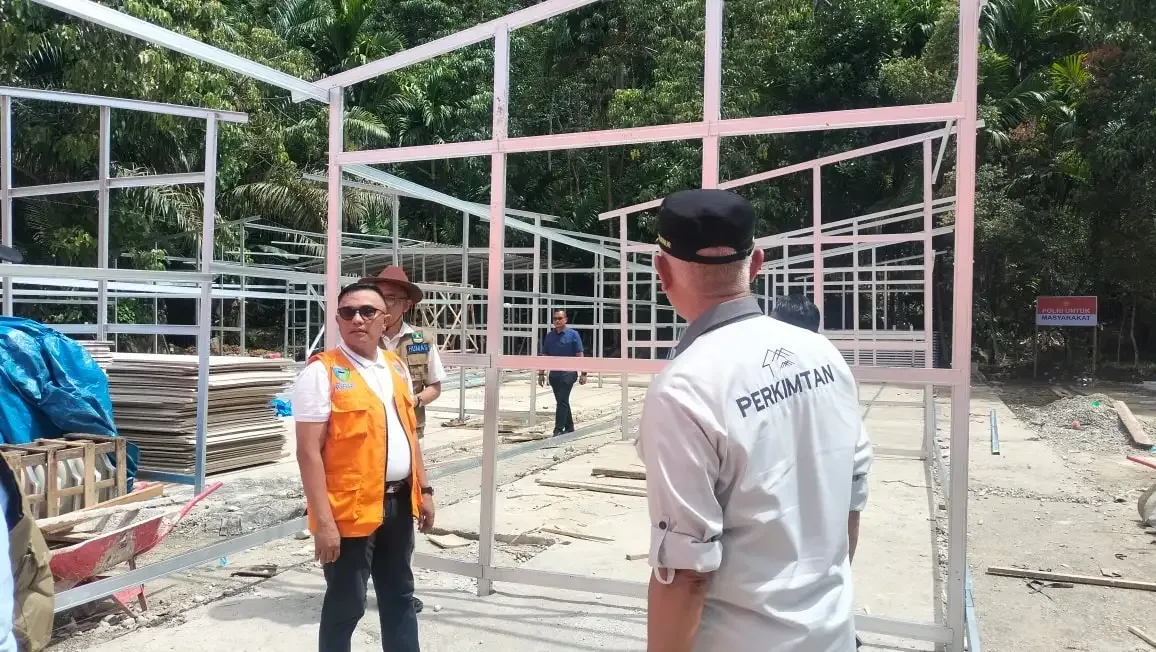 Pessel Pacu Pembangunan Huntara, Targetkan Rampung Awal Tahun