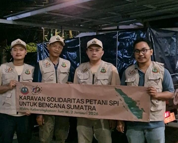 Petani Bergerak, Karavan Solidaritas Salurkan Bantuan ke Sumatra