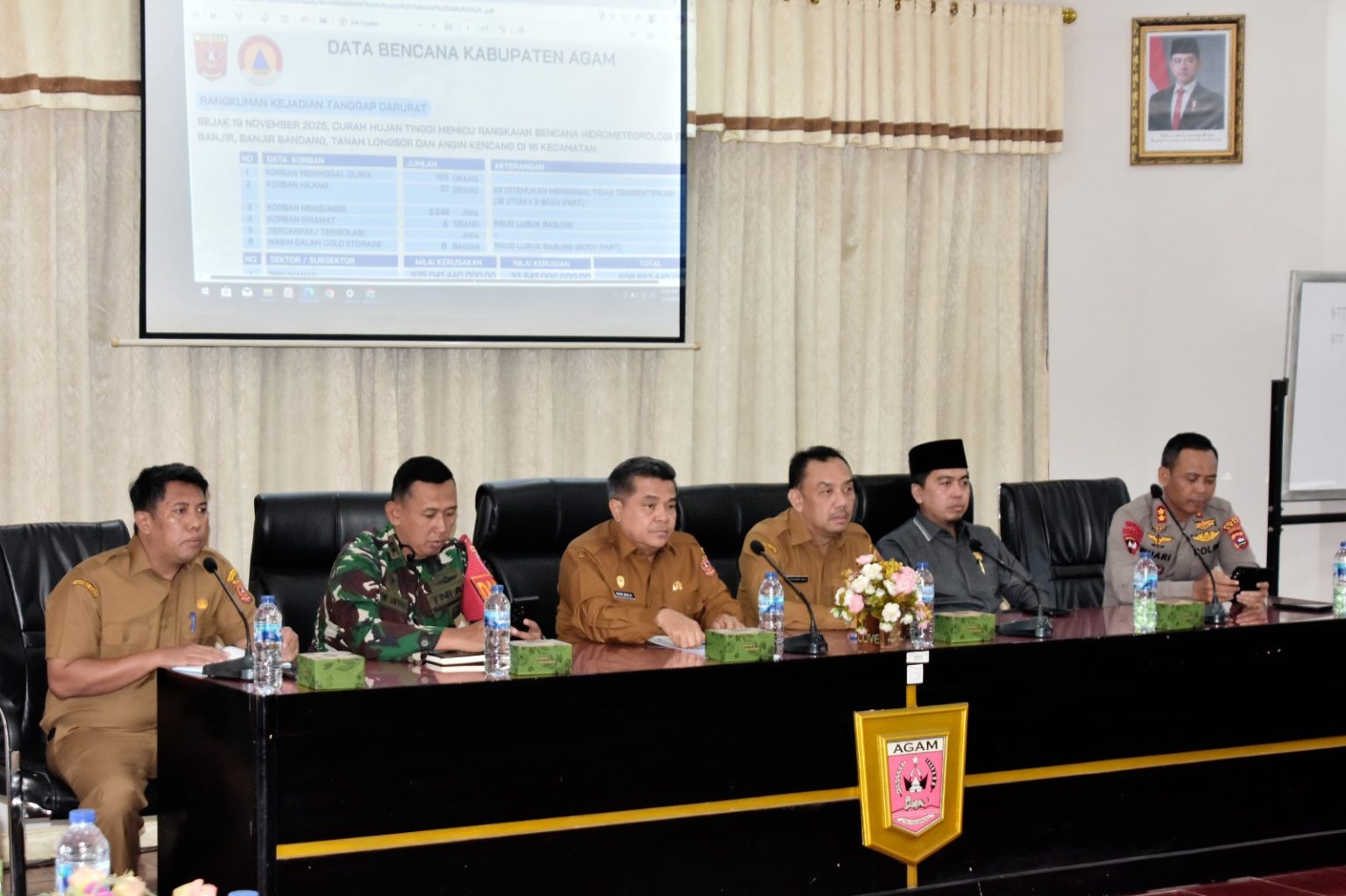 Agam Bangun Hunian Sementara, Kerugian Bencana Sentuh Triliunan Rupiah