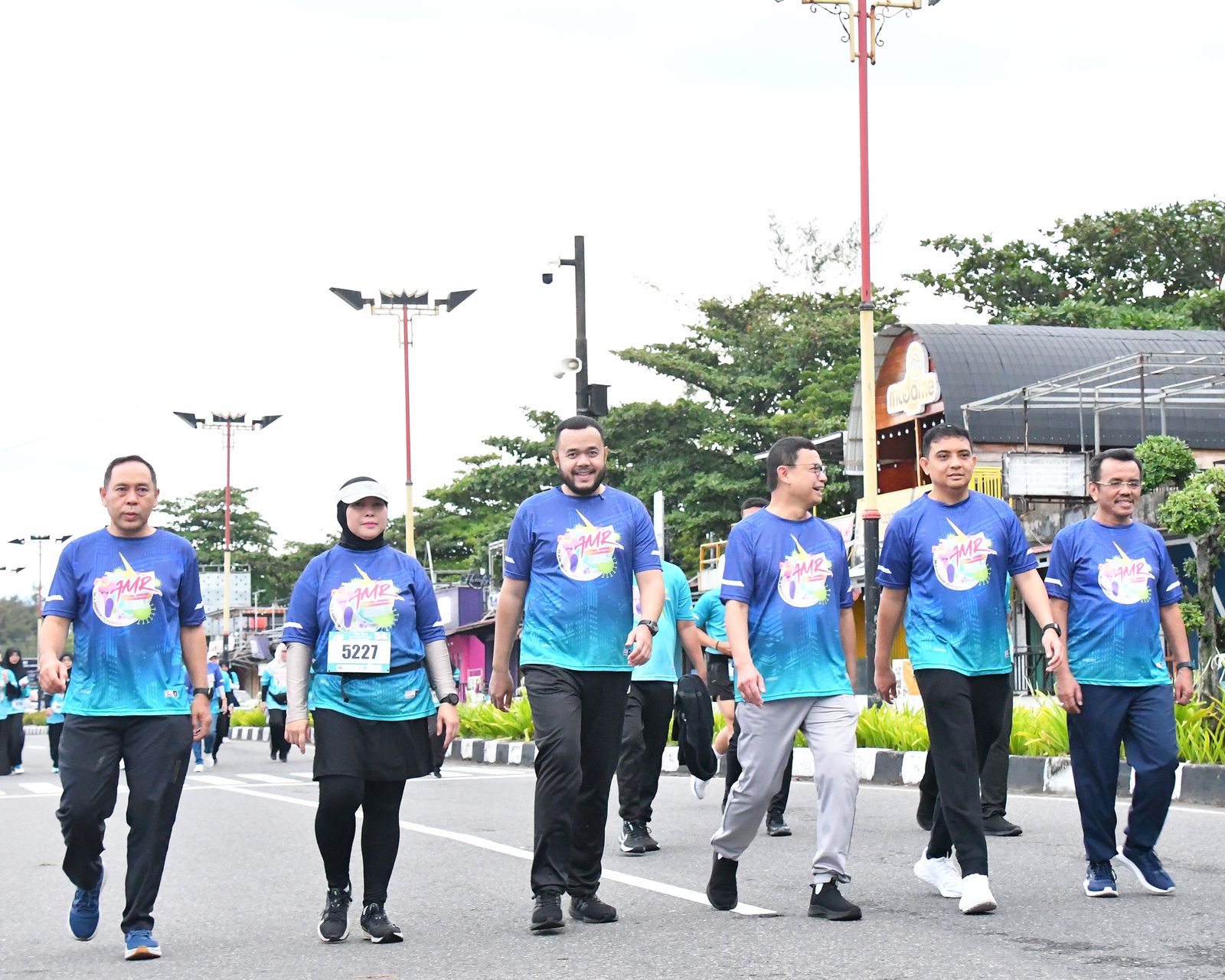 Padang Gelar AMR Warrior Fun Run, Wako Berlari