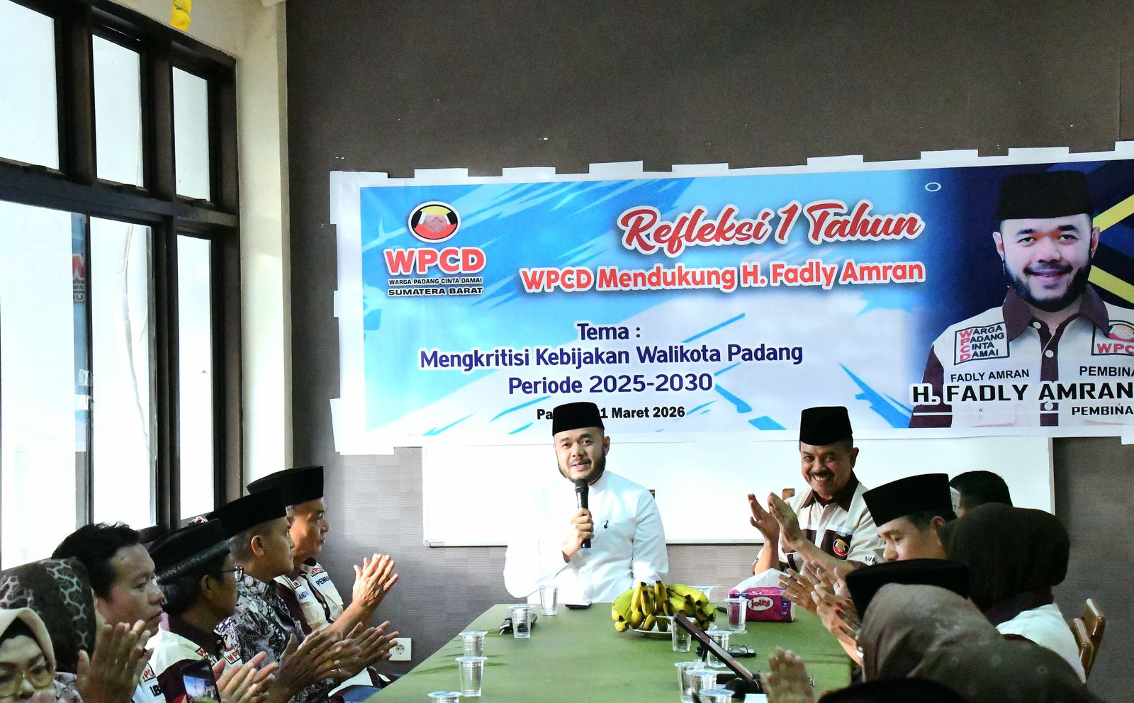 Wako Padang Gandeng WPCD, Bangun Kota Lebih Maju