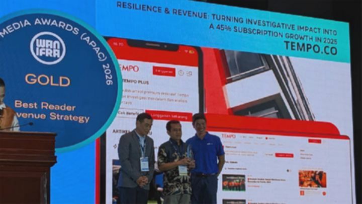 Tempo Raih Penghargaan Strategi Pendapatan Pembaca Terbaik