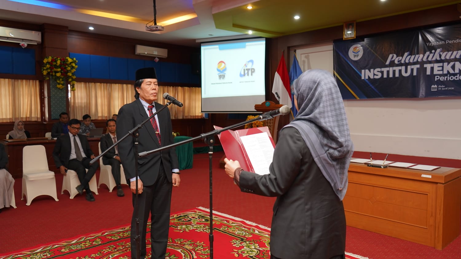Rektor ITP Lantik Wakil Rektor Bidang Akademik dan Kemahasiswaan Periode 2026–2029