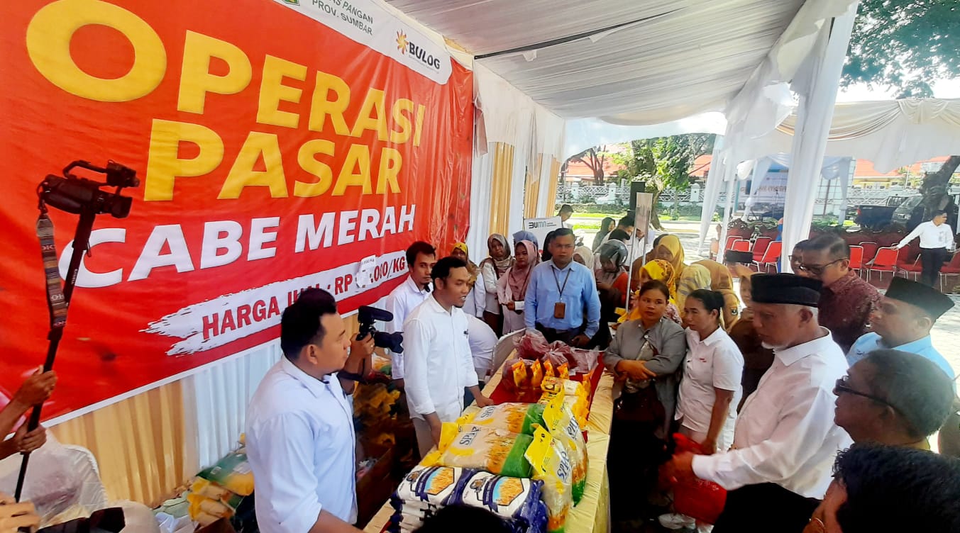 GPM dan Operasi Pasar Redam Inflasi Sumbar Saat Ramadan