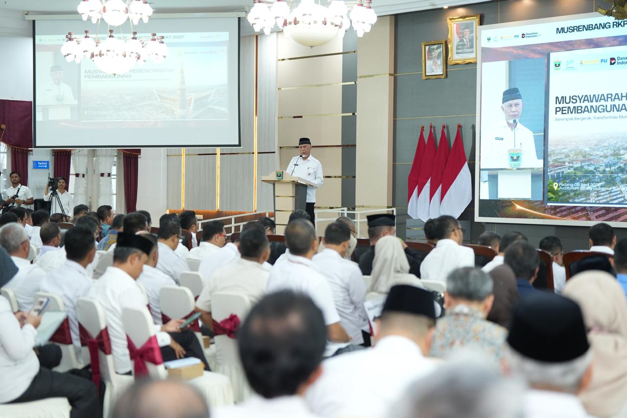 Pemprov Sumbar Pacu Transformasi Ekonomi Melalui Investasi Daerah