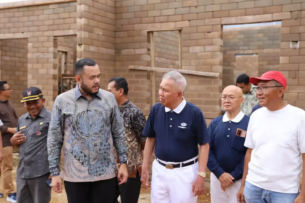 Fadly Amran Tinjau Percepatan Pembangunan Huntap Air Dingin