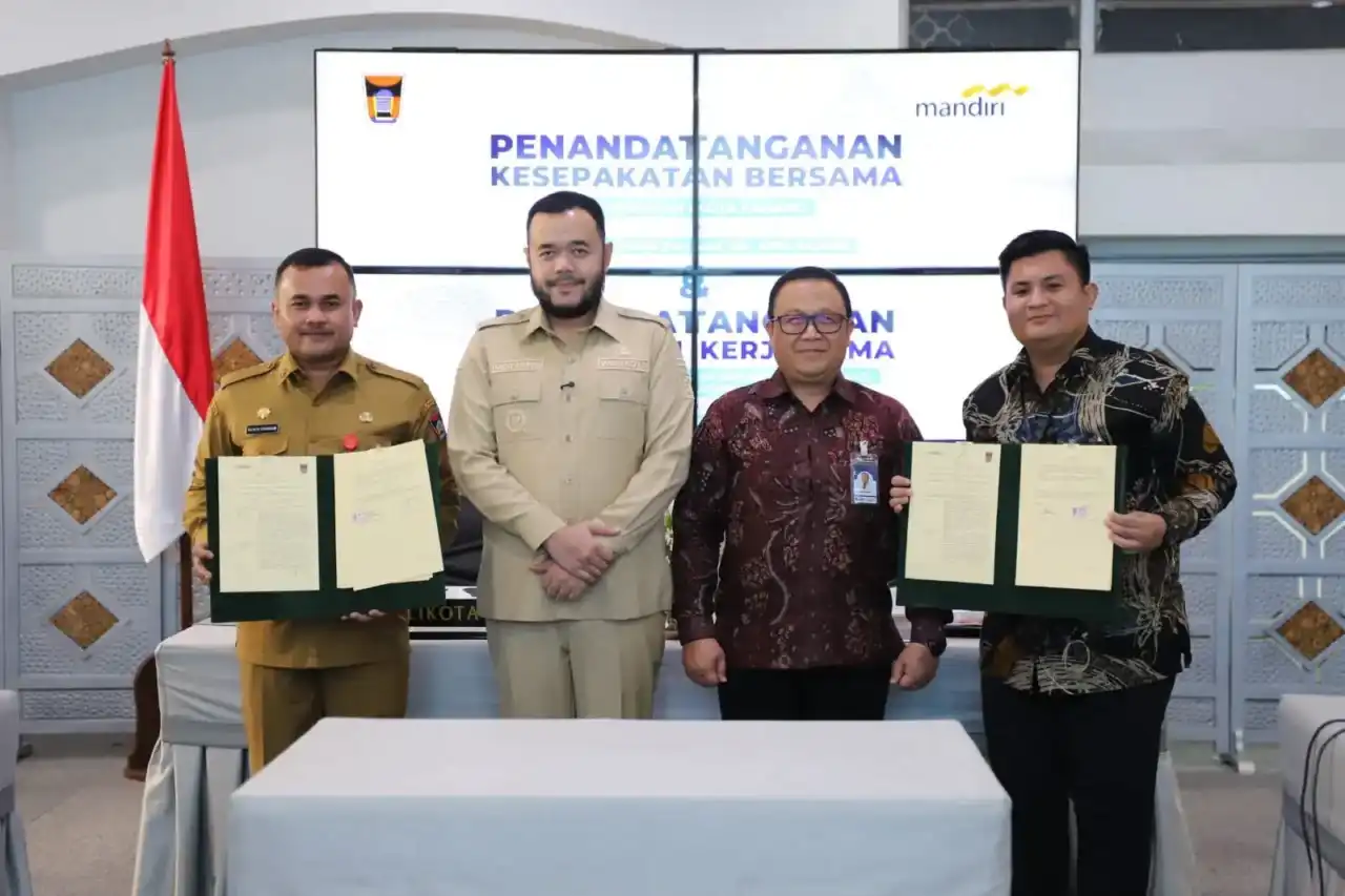 Pemko Padang Gandeng Bank Mandiri Percepat Digitalisasi Keuangan