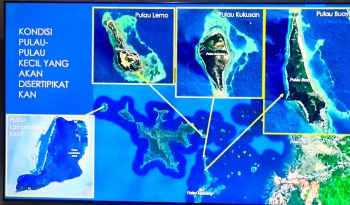 KKP dan Kolaka Sertifikasi Enam Pulau Kecil