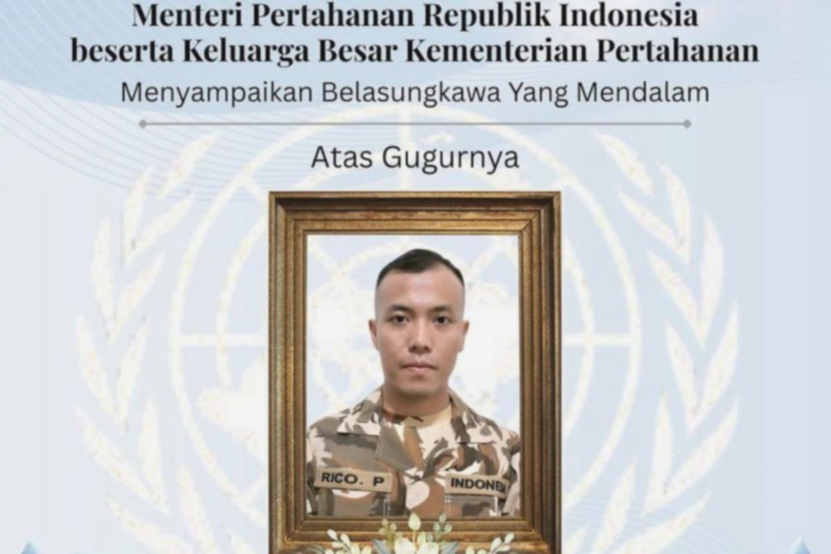 TNI Pulangkan Jenazah Praka Rico Pramudia yang Gugur di Lebanon