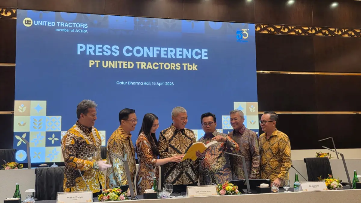 United Tractors Bagikan Dividen Rp 5,92 Triliun, Simak Jadwal Pencairannya