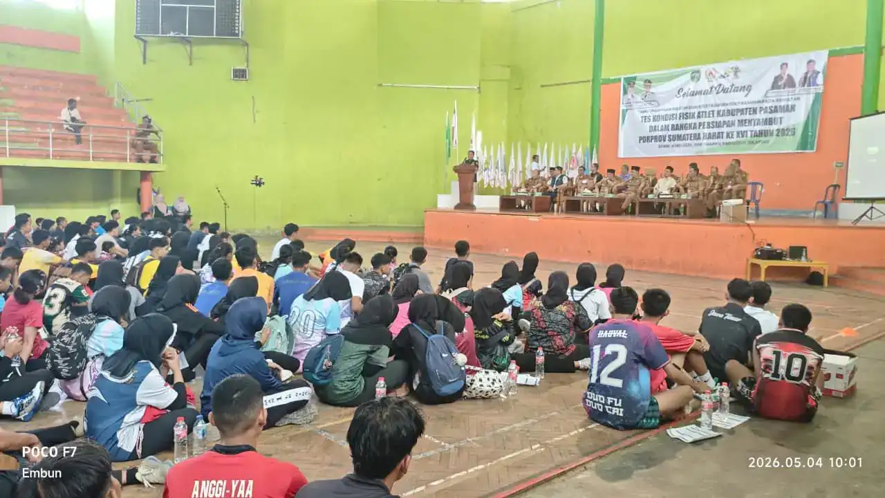 Pasaman Tes Fisik 400 Atlet Sambut Porprov 2026