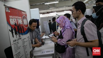 BPS Catat Pengangguran Indonesia Turun Jadi 7,24 Juta