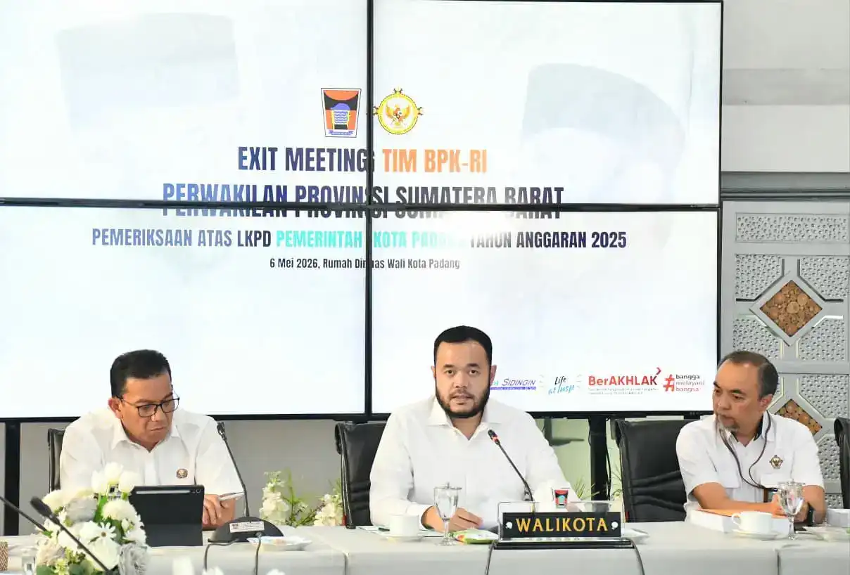 Pemko Padang Rampungkan Pemeriksaan LKPD 2025 dengan BPK