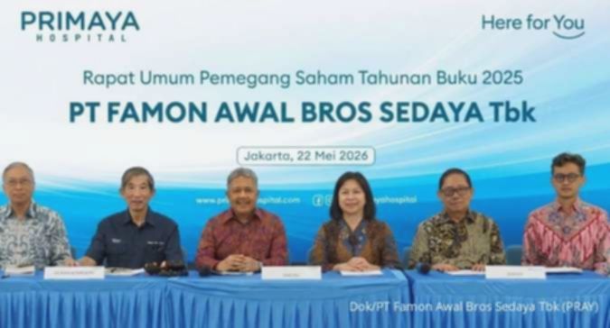 Primaya Hospital (PRAY) catat pendapatan tumbuh 25% kuartal I-2026, ini pendorongnya