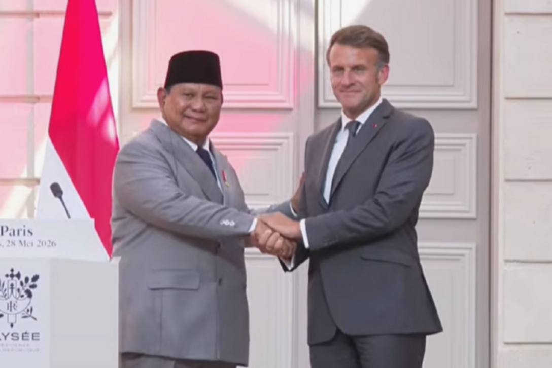 Prabowo Bahas Situasi Timur Tengah dan Palestina Bersama Macron