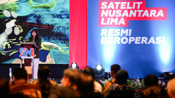 Meutya Hafid Sebut Satelit Nusantara Lima Perkuat Kedaulatan Digital