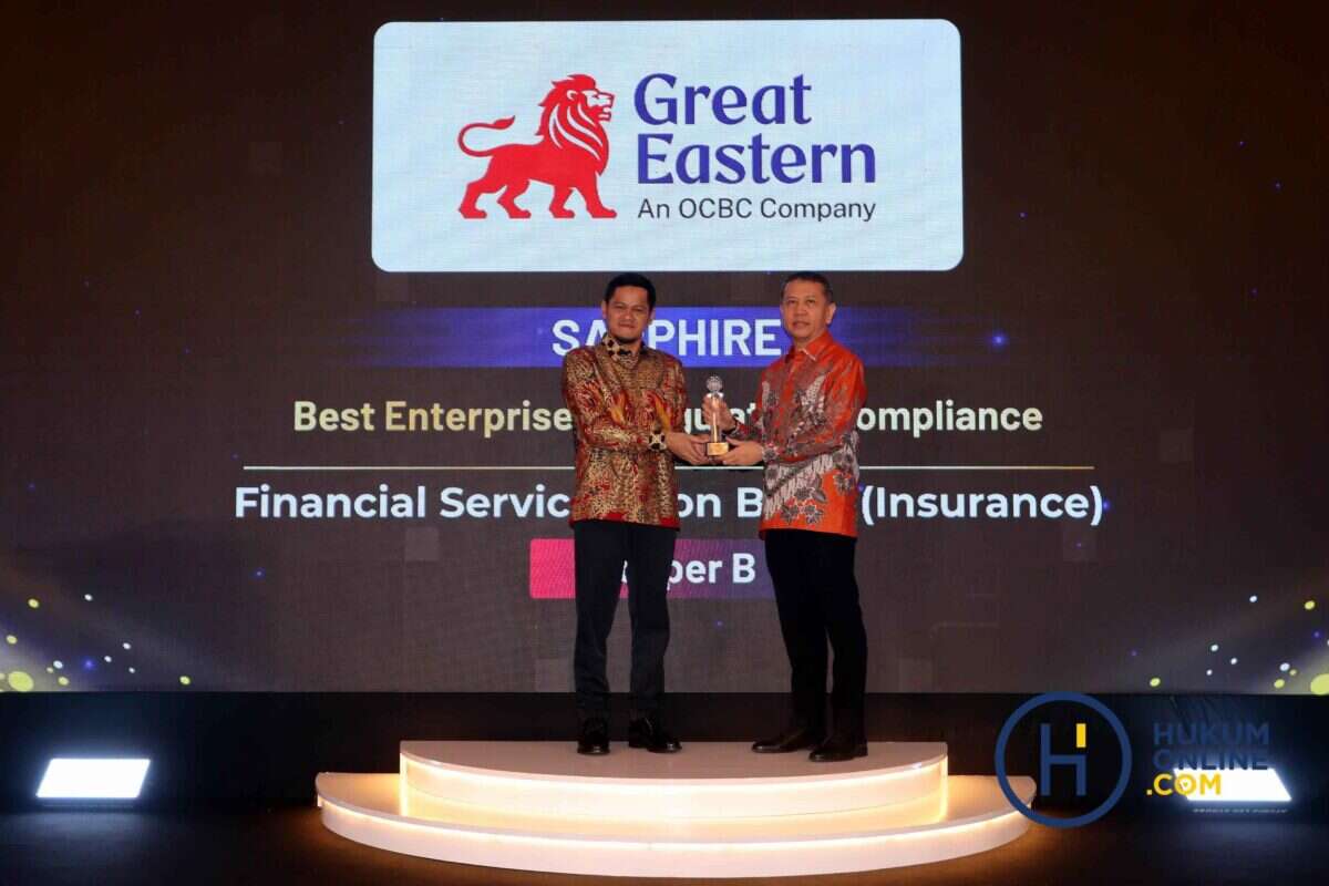 Great Eastern Life Indonesia Pertahankan Predikat Kepatuhan Regulasi Terbaik