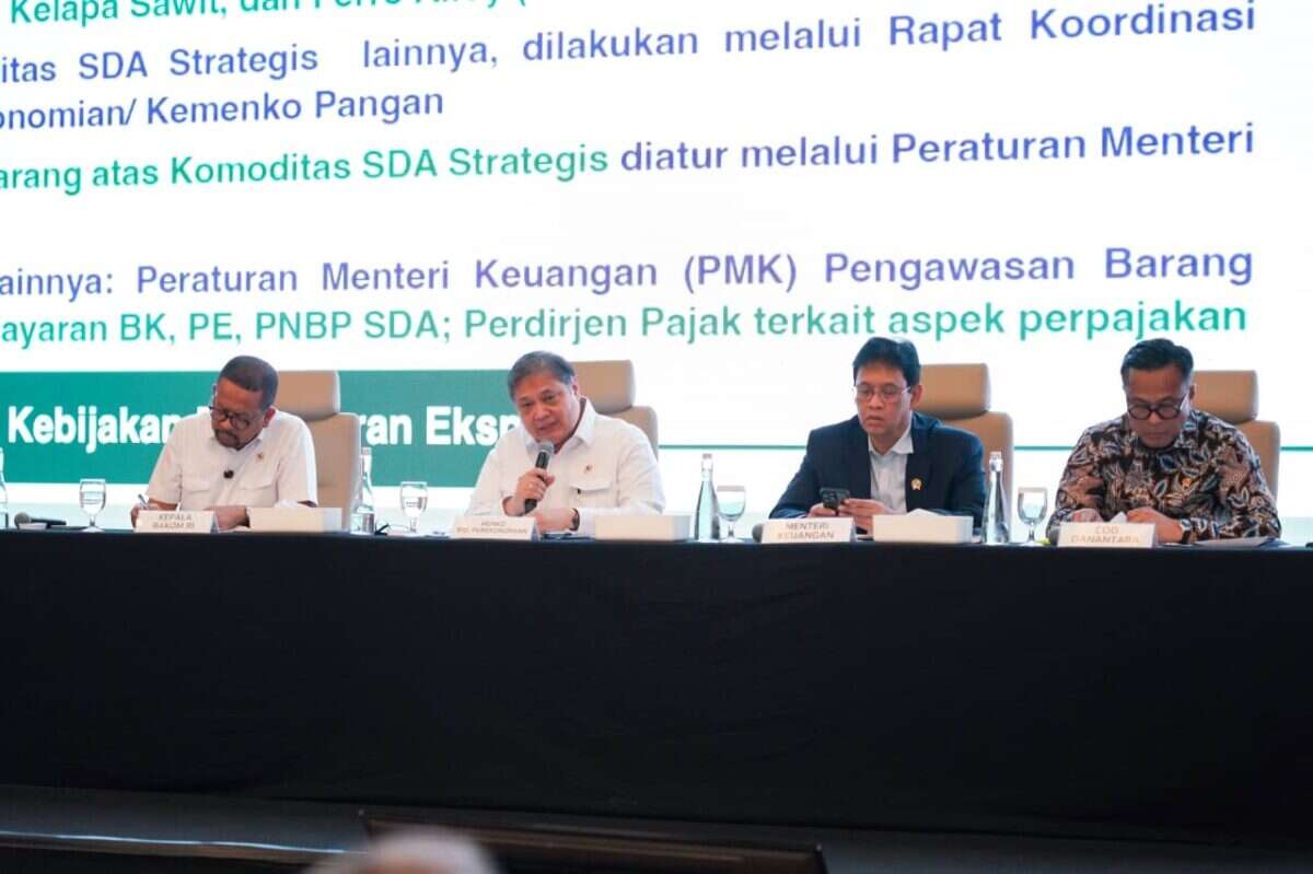 Pemerintah Terapkan Ekspor Satu Pintu Komoditas SDA Strategis