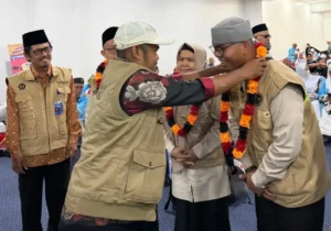 PPIH Debarkasi Padang Sambut Kepulangan Jemaah Haji Asal Bengkulu