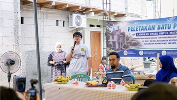 Siswa JIS Bangun Fasilitas Air Bersih bagi Warga Kemayoran