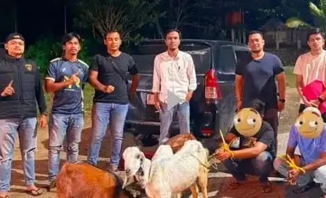 Polres Sawahlunto Ringkus Dua Pelaku Pencurian Ternak Warga