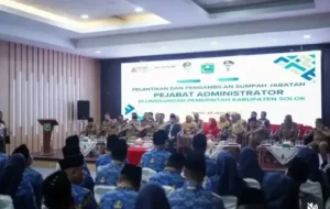 Bupati Solok Lantik 59 Pejabat Administrator Tingkatkan Kinerja Birokrasi