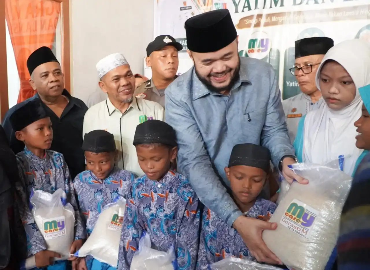 Wali Kota Padang Perkuat Sinergi Pemberdayaan Anak Yatim dan Lansia