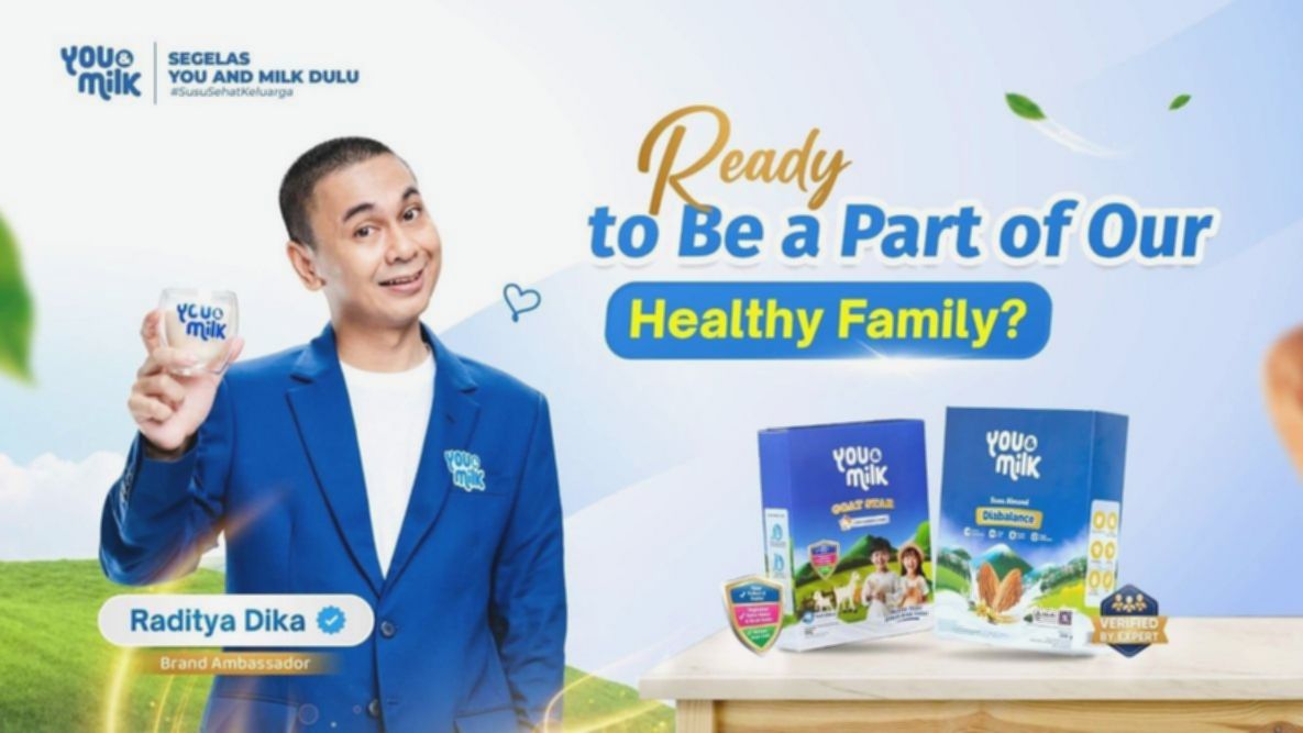You & Milk Gandeng Raditya Dika Jadi Brand Ambassador Baru
