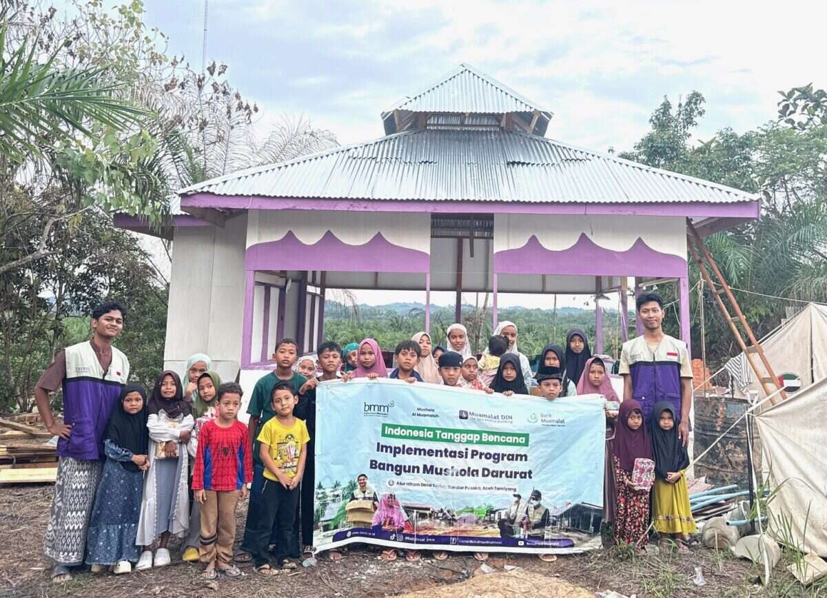 Bank Muamalat dan BMM Bangun Fasilitas Ibadah Korban Bencana