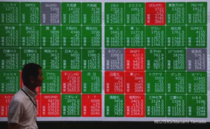 Bursa Asia Melemah Mengikuti Tren Penurunan Wall Street Pagi Ini