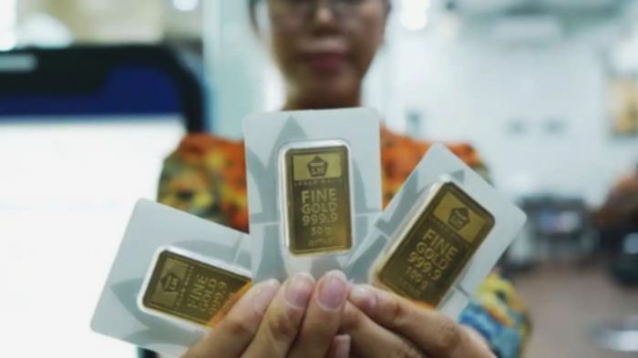 Harga Emas Antam Stabil Senin 22 Juni 2026, Buyback Rp2,4 Juta