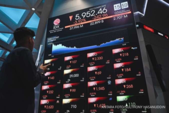 IHSG Terperosok ke 5.941, Simak Deretan Saham yang Dilepas Asing