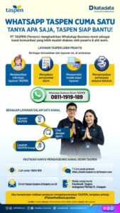 Cara Mudah Ajukan Pertanyaan ke Layanan WhatsApp Resmi TASPEN